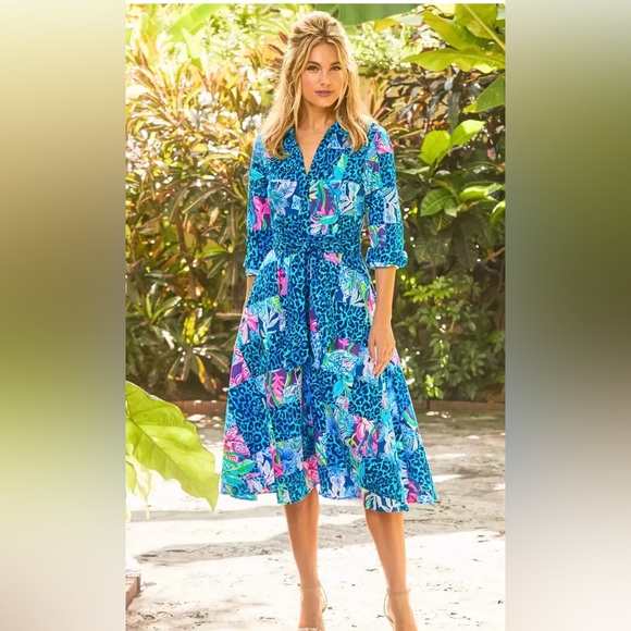 Lilly Pulitzer Dresses & Skirts - NWT Lilly Pulitzer Mira Shirt Dress Size 16
